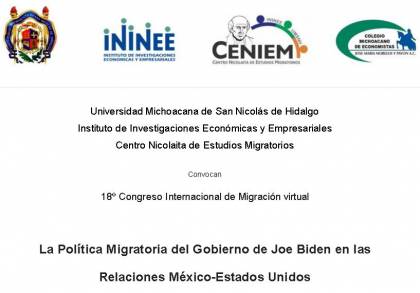 UMSNH REALIZARÃ CONGRESO INTERNACIONAL DE MIGRACIÃ“N  